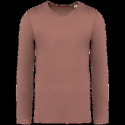 Camiseta algodón orgánico efecto lavado Washed Sienna XL