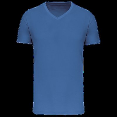Camiseta algodón orgánico hombre Light Royal Blue 3XL