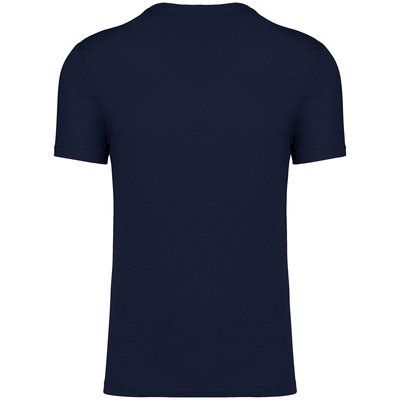 Camiseta algodón orgánico y lino unisex Navy Blue Xl