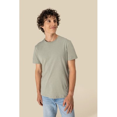 Camiseta algodón orgánico y lino unisex