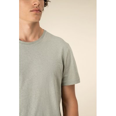 Camiseta algodón orgánico y lino unisex