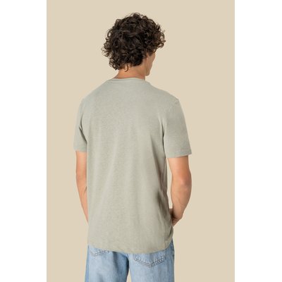 Camiseta algodón orgánico y lino unisex
