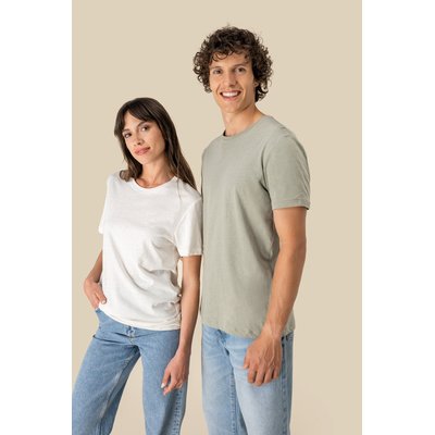 Camiseta algodón orgánico y lino unisex