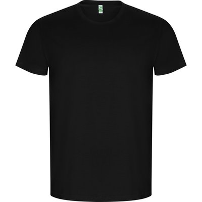 Camiseta Algodón Orgánico Manga Corta Negro 5/6