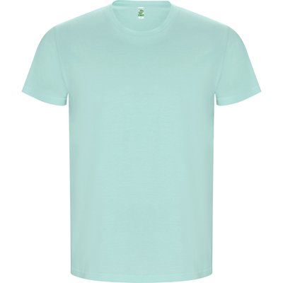 Camiseta Algodón Orgánico Manga Corta Verde Menta 3Xl