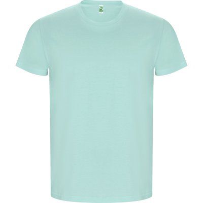 Camiseta Algodón Orgánico Manga Corta VERDE MENTA 7/8