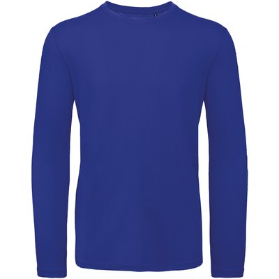 Camiseta algodón orgánico manga larga hombre Cobalt Blue S