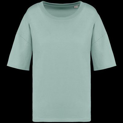 Camiseta algodón orgánico oversize mujer Jade Green L/XL