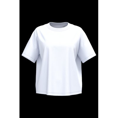 Camiseta algodón orgánico oversize mujer White Xxs/Xs