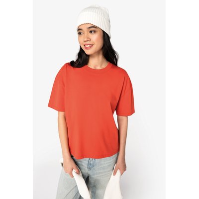 Camiseta algodón orgánico oversize mujer