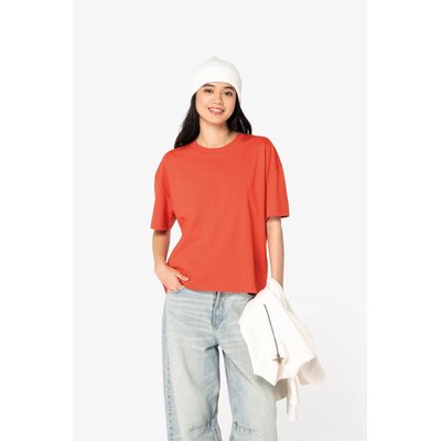 Camiseta algodón orgánico oversize mujer
