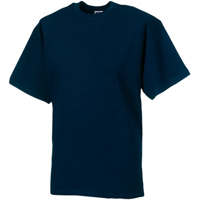 Camiseta algodón peinado tubular French Navy L