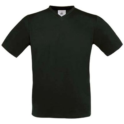 Camiseta de algodón preencogido Black M