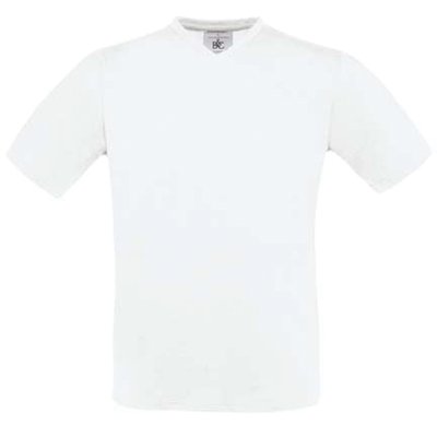 Camiseta de algodón preencogido White L