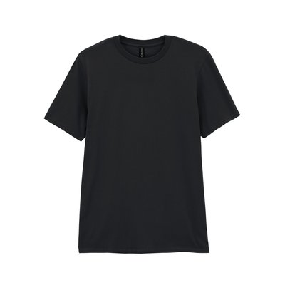 Camiseta de algodón suave Black L