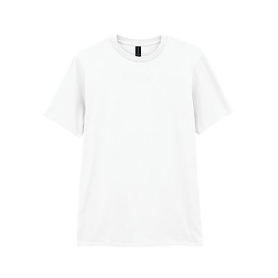 Camiseta de algodón suave White 3Xl