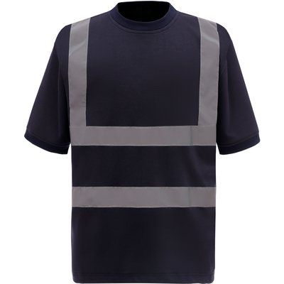 Camiseta alta visibilidad reflectante Navy L