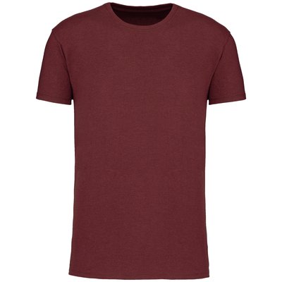 Camiseta amplia estilo tubular Wine Heather 5XL