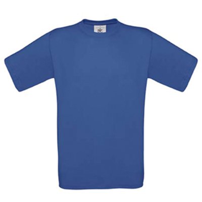Camiseta amplia niños 100% algodón Royal Blue 7/8 Ans