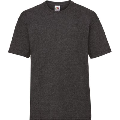 Camiseta amplia para niños Dark Heather Grey 7/8 Ans