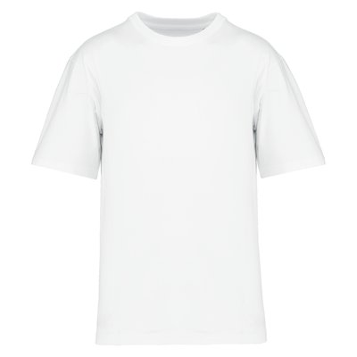 Camiseta ancha hombros caídos hombre White 4XL