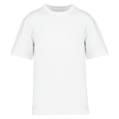 Camiseta ancha hombros caídos hombre White XL