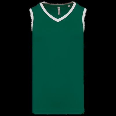 Camiseta de baloncesto para hombre Dark Green / White XXL