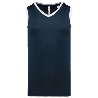 Camiseta de baloncesto para hombre Navy / White L