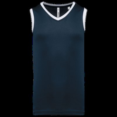 Camiseta de baloncesto para hombre Navy / White M