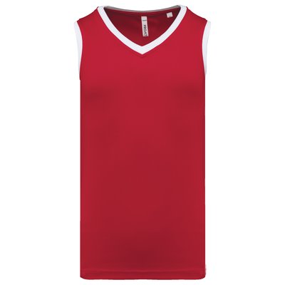 Camiseta de baloncesto para hombre Sporty Red / White M