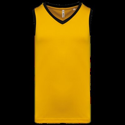 Camiseta de baloncesto para hombre Sporty Yellow / Black L