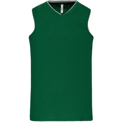 Camiseta baloncesto infantil poliéster Dark Kelly Green 12/14 ans