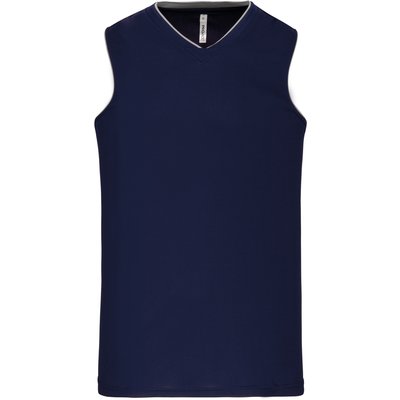 Camiseta baloncesto infantil poliéster Sporty Navy 12/14 ans