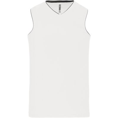 Camiseta baloncesto infantil poliéster White 10/12 ans