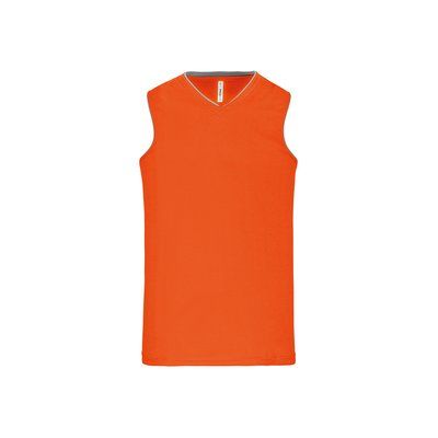 Camiseta baloncesto mujer poliéster Orange M