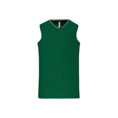 Camiseta baloncesto mujer poliéster Verde XXL
