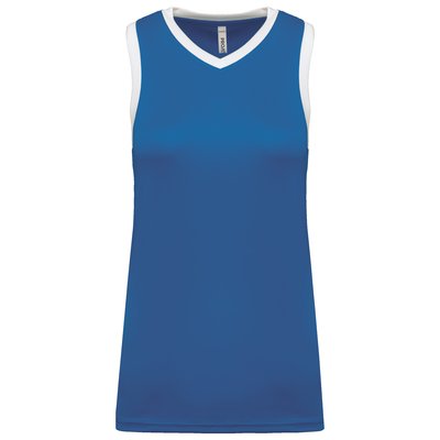 Camiseta baloncesto para mujer Sporty Royal Blue / White XL