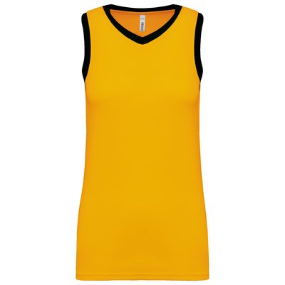 Camiseta baloncesto para mujer Sporty Yellow / Black XL