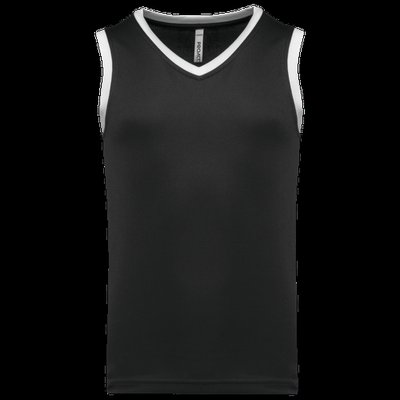 Camiseta de baloncesto para niños Black / White 10/12 Ans