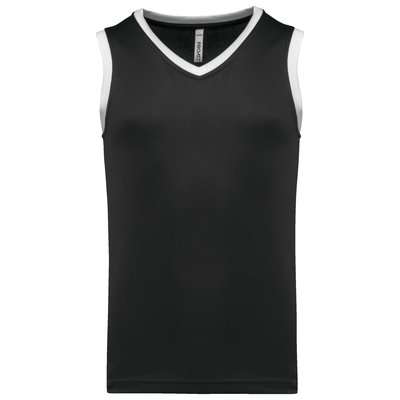 Camiseta de baloncesto para niños Black / White 6/8 ans