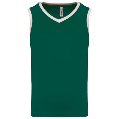 Camiseta de baloncesto para niños Dark Green / White 4/6 ans