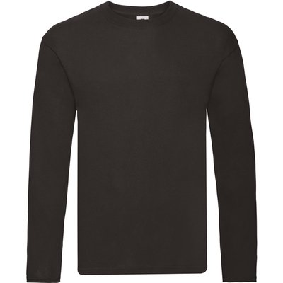 Camiseta Básica manga larga algodón Black L
