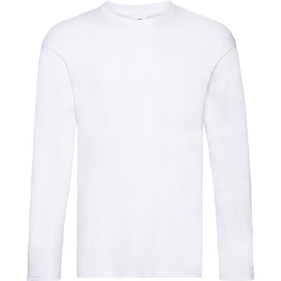 Camiseta Básica manga larga algodón White L