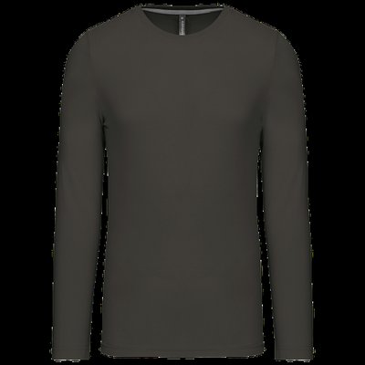 Camiseta básica de manga larga chico DARK GREY L