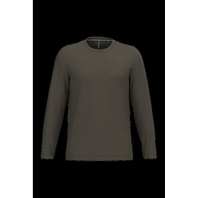 Camiseta básica de manga larga chico Dark Khaki 3Xl