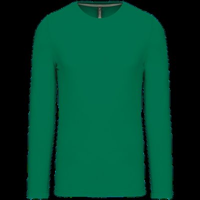 Camiseta básica de manga larga chico Kelly Green S