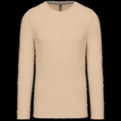 Camiseta básica de manga larga chico Light Sand XL