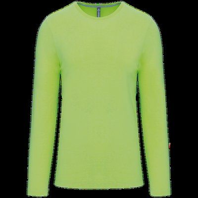 Camiseta básica de manga larga chico Lime XXL