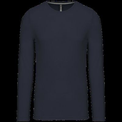Camiseta básica de manga larga chico Navy 4XL