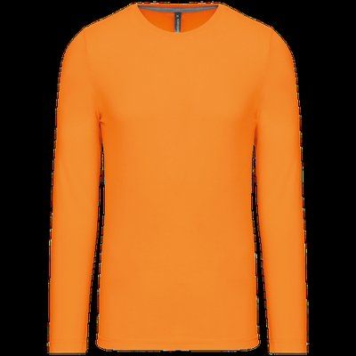 Camiseta básica de manga larga chico Orange L